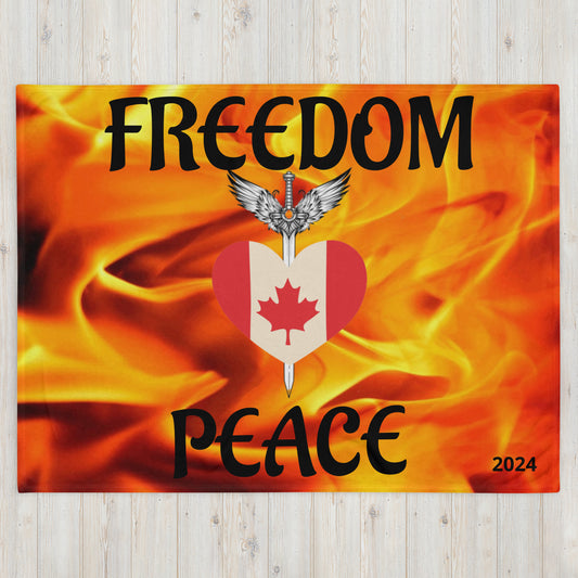 Throw Blanket-Freedom & Peace