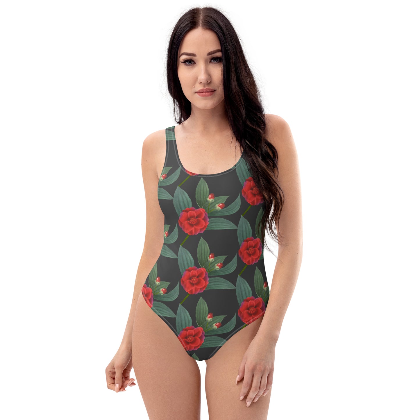 One-Piece Swimsuit-Floral