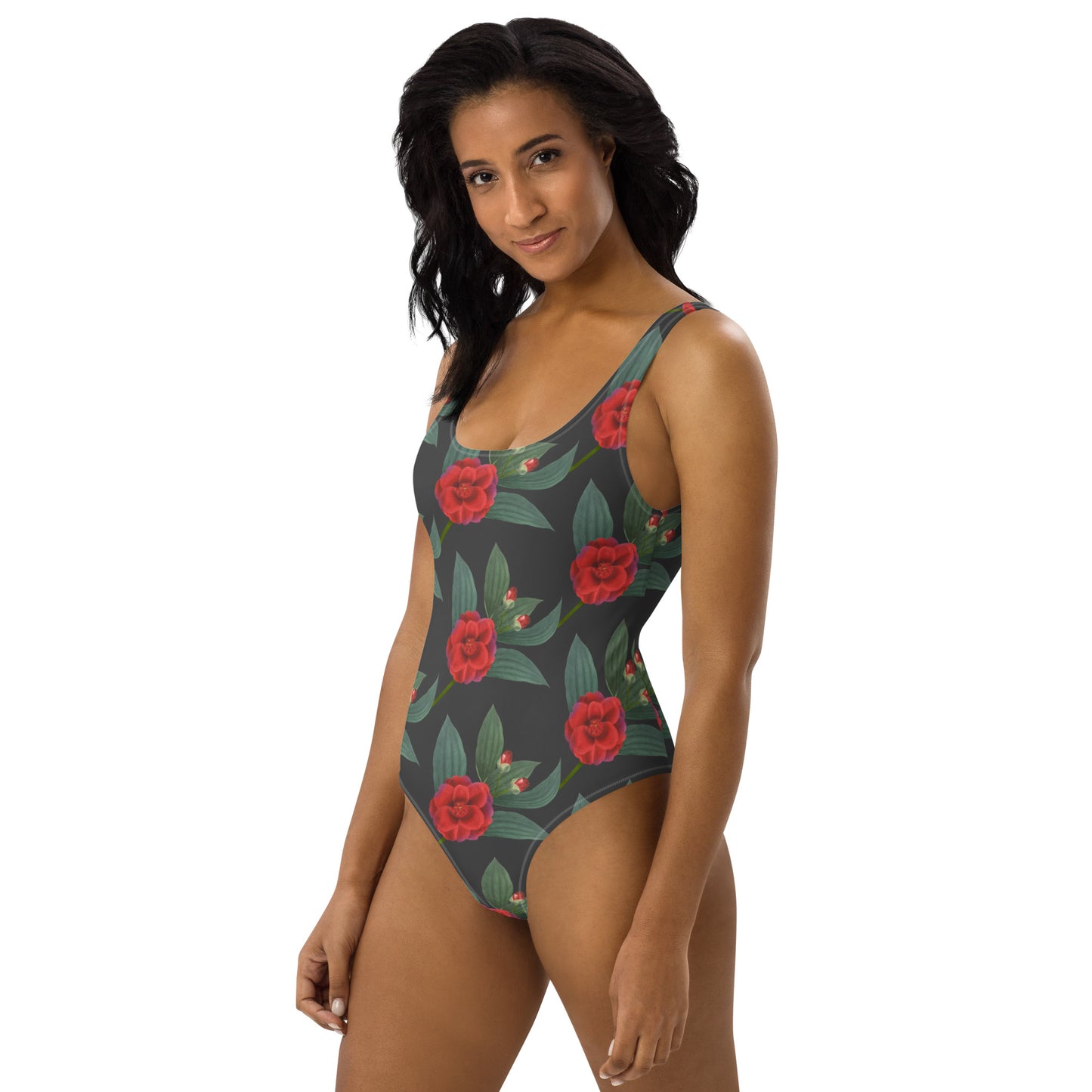 One-Piece Swimsuit-Roses