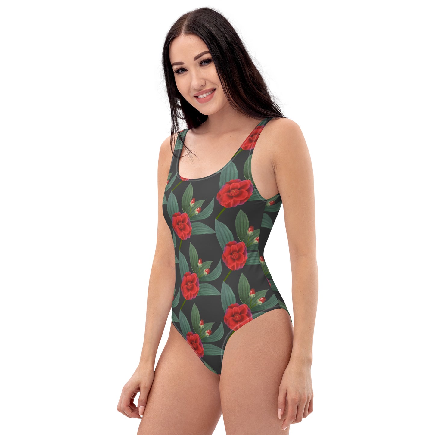 One-Piece Swimsuit-Floral