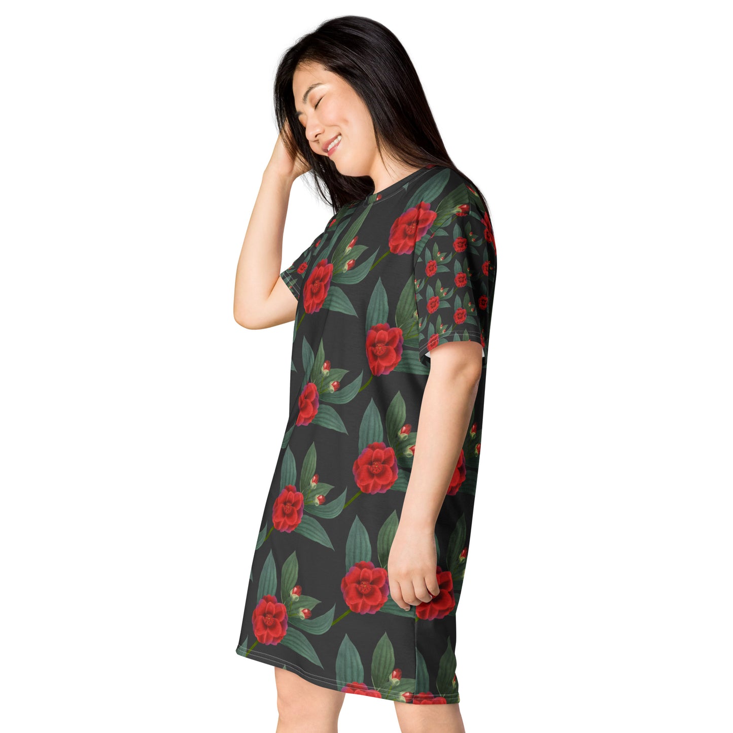 T-shirt dress-Floral