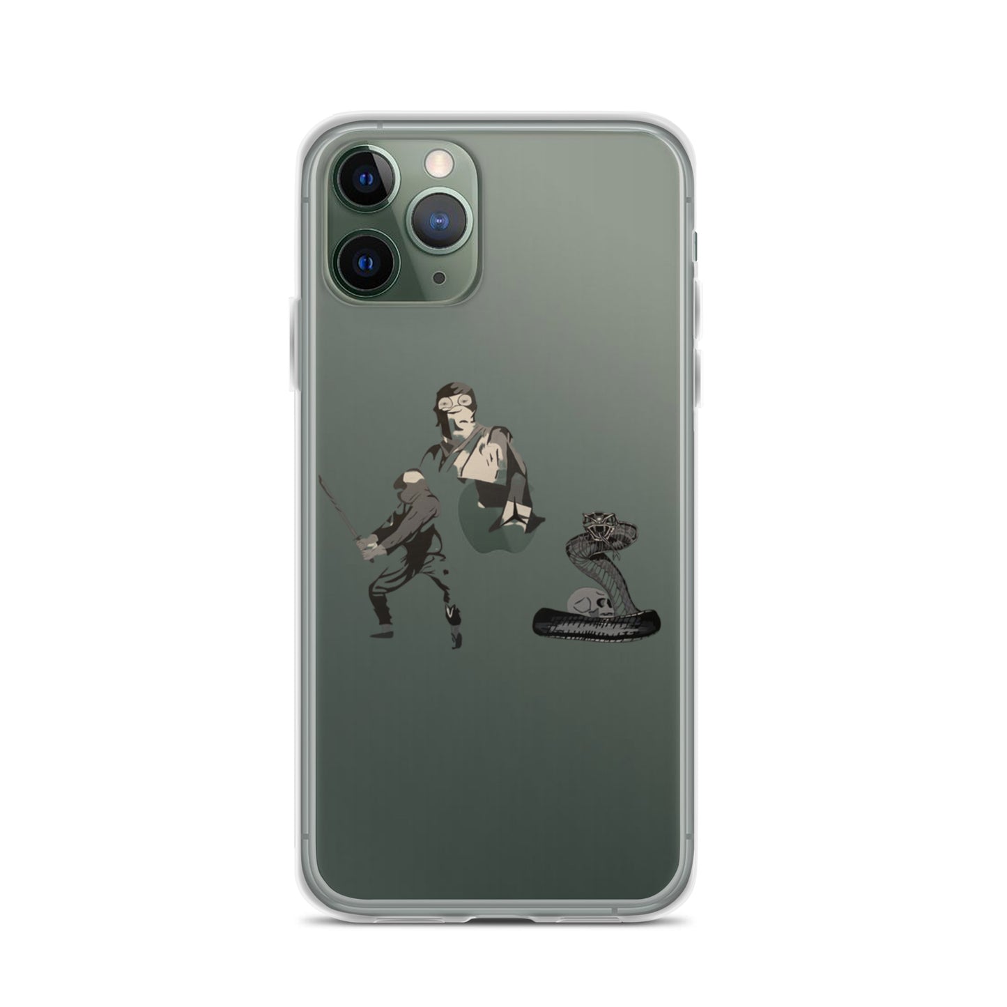 Clear Case for iPhone®-snake spirit warrior