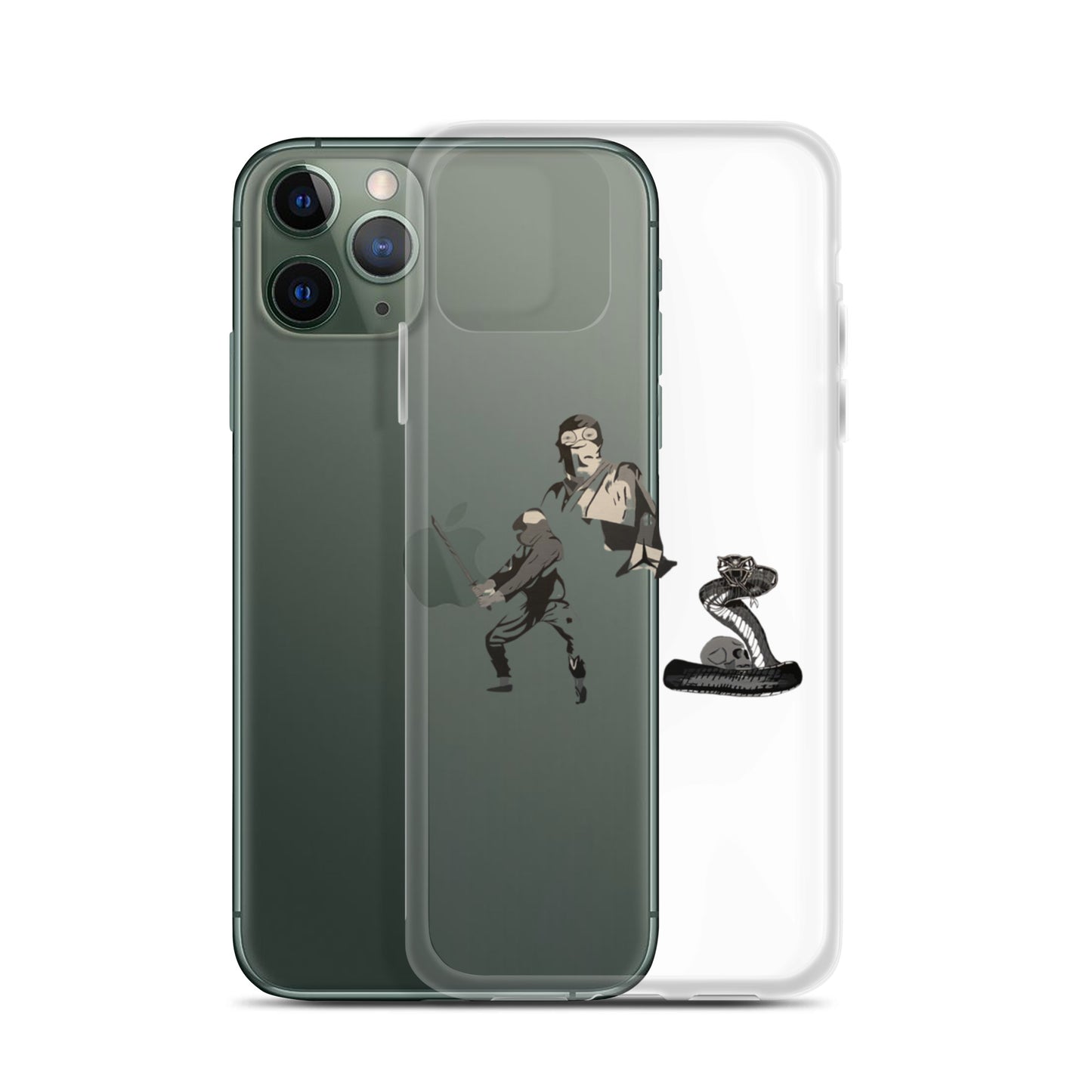 Clear Case for iPhone®-snake spirit warrior