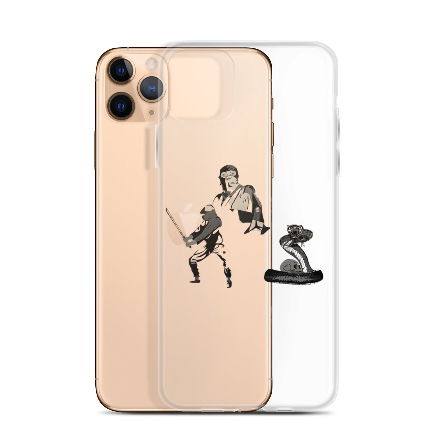 Clear Case for iPhone®-snake spirit warrior