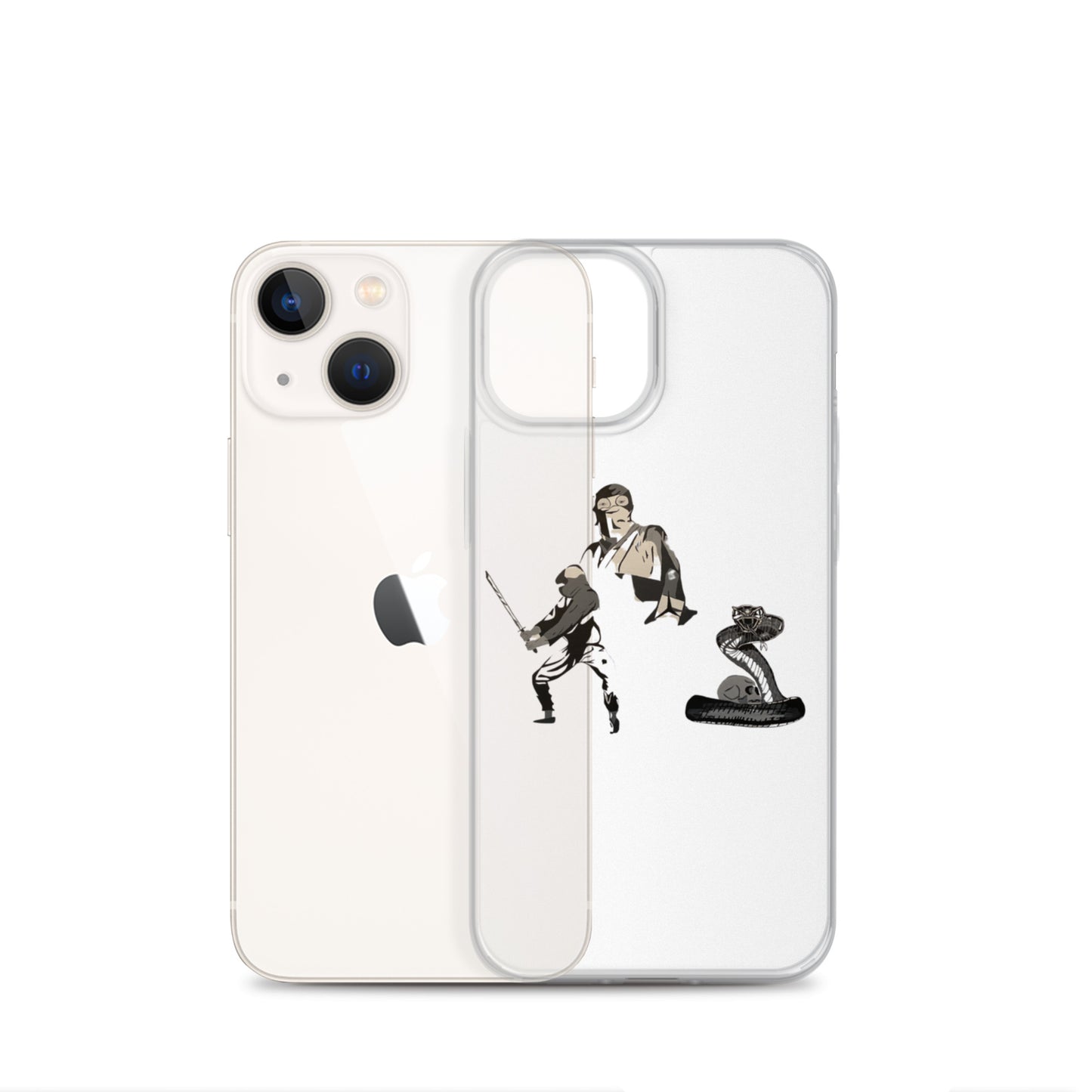 Clear Case for iPhone®-snake spirit warrior