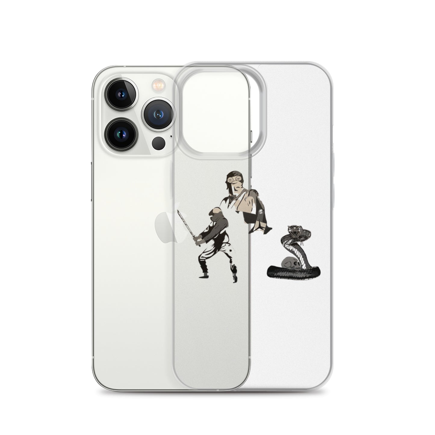 Clear Case for iPhone®-snake spirit warrior