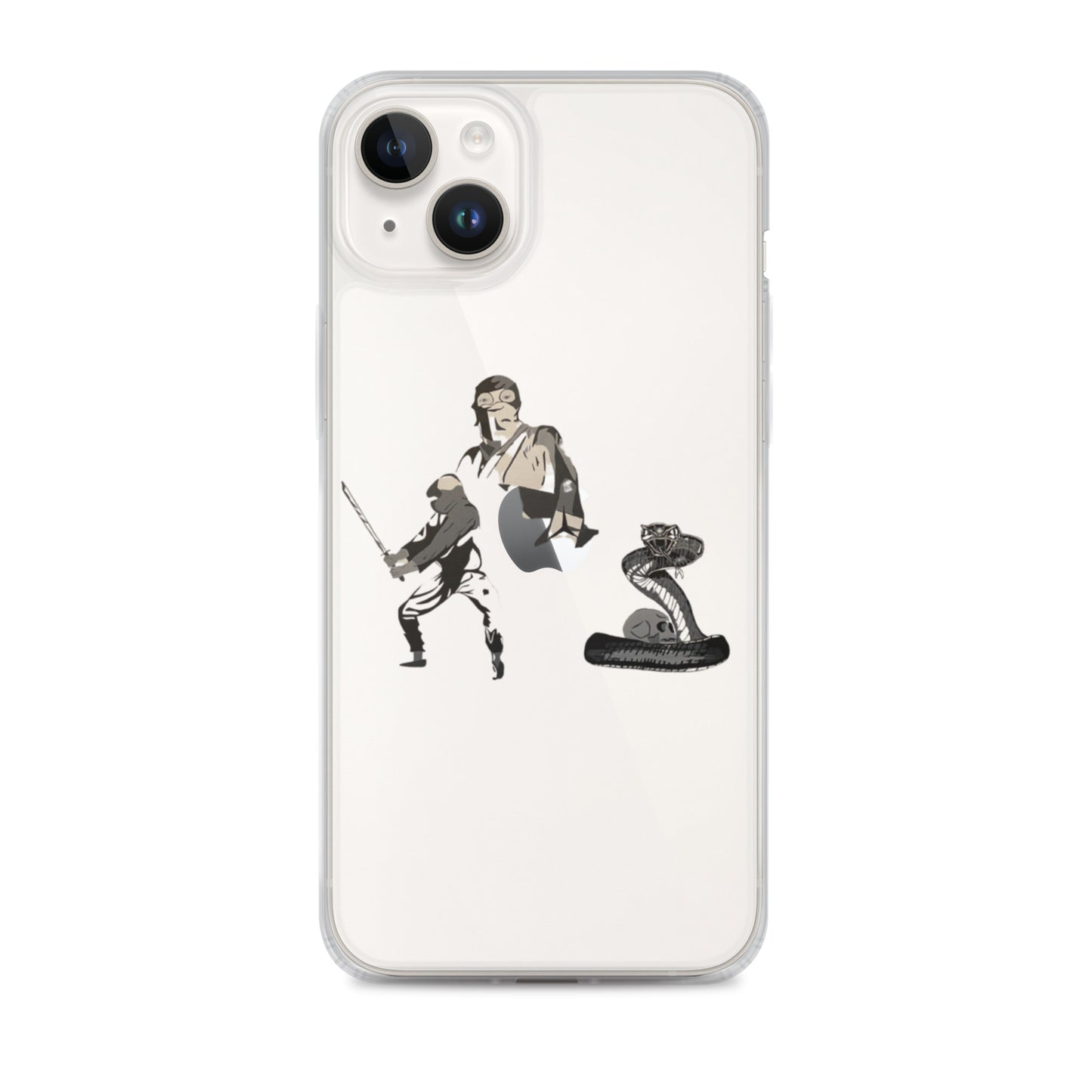 Clear Case for iPhone®-snake spirit warrior