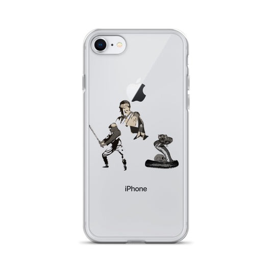 Clear Case for iPhone®-snake spirit warrior