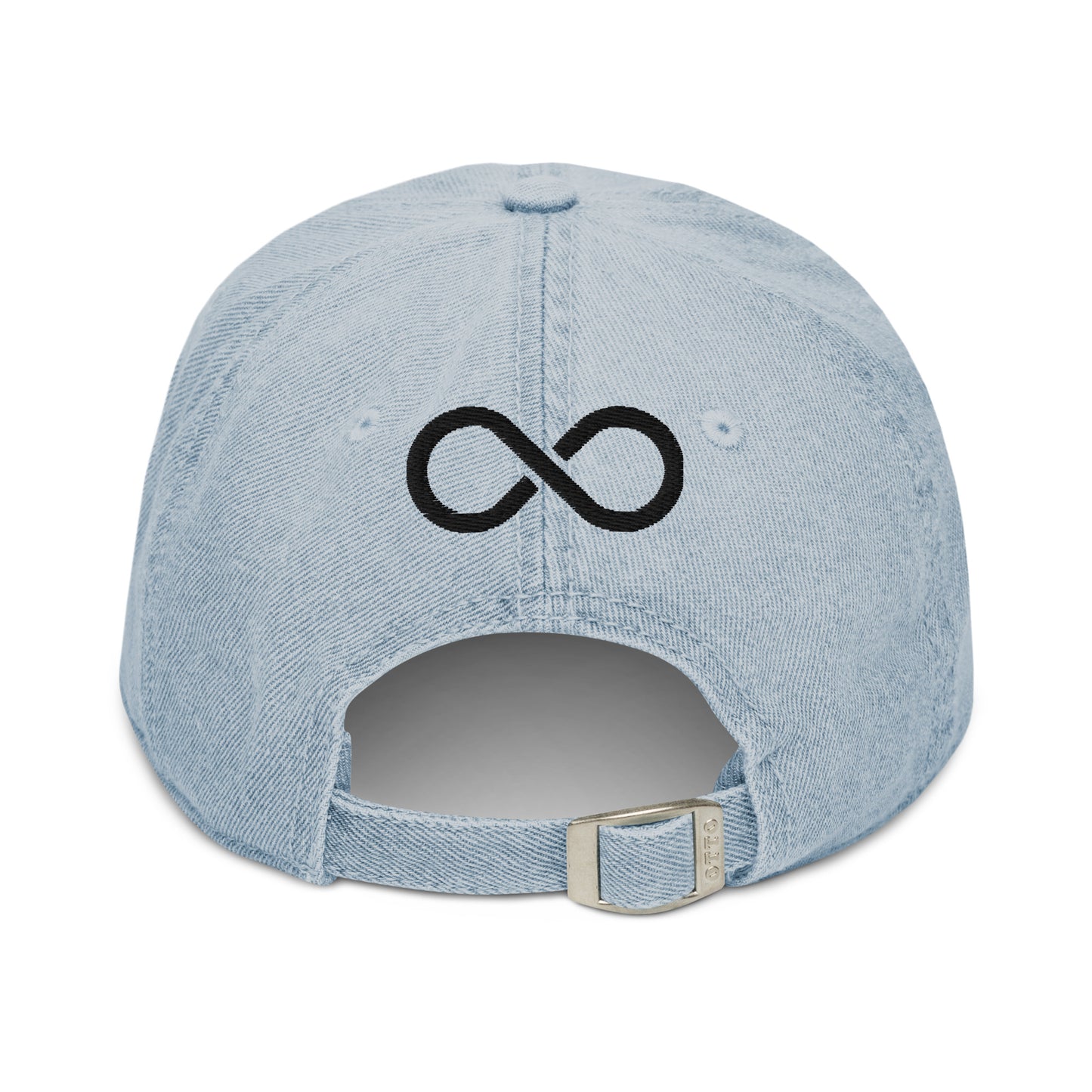 Denim Hat-Cross & infinity