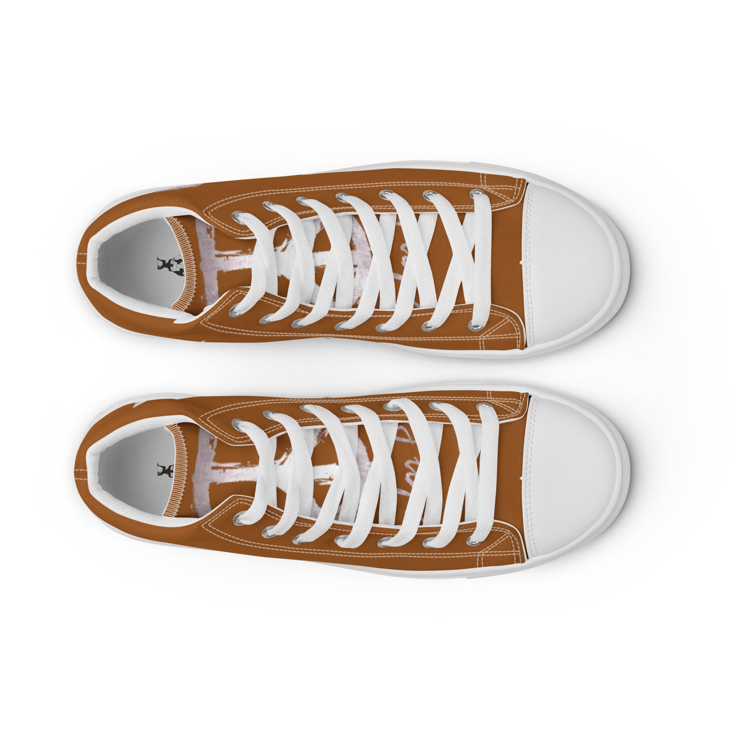 Men’s high top canvas shoes-Rich Gold-Peace & Dove