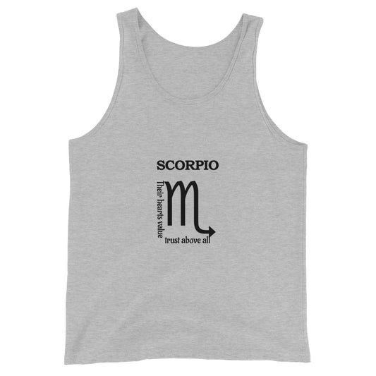 Unisex Tank Top-Scorpio