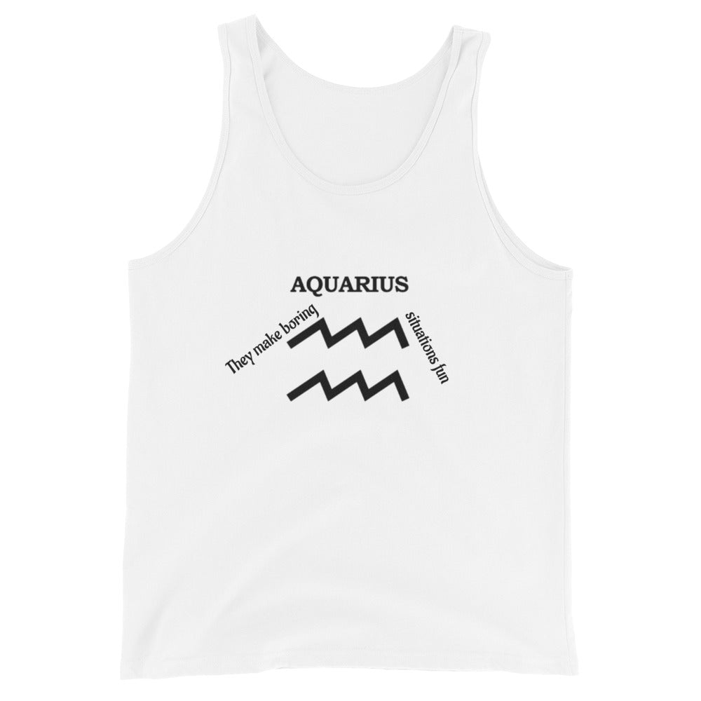 Unisex Tank Top-Aquarius