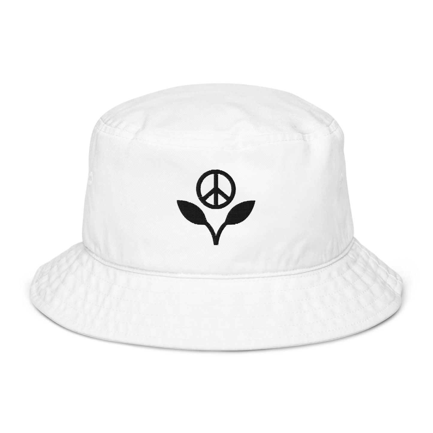 Organic bucket hat-Peace