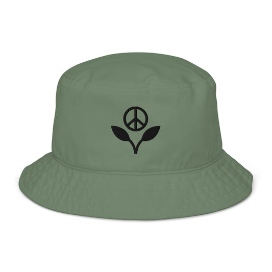 Organic bucket hat-Peace