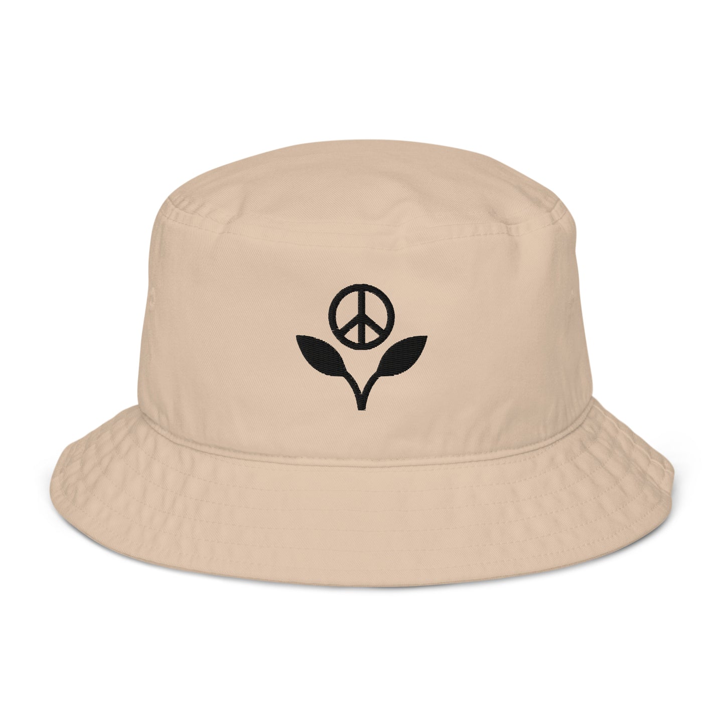 Organic bucket hat-Peace