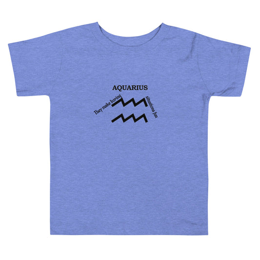 Toddler Short Sleeve Tee-Aquarius