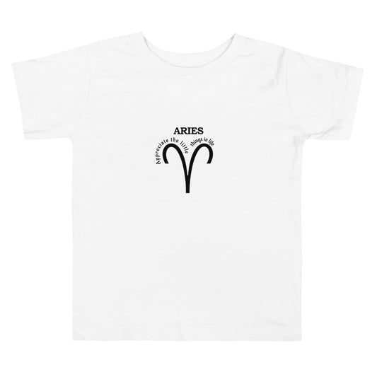 Toddler Short Sleeve Tee-Aries