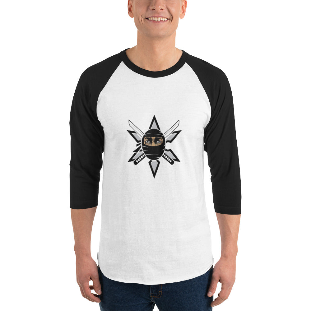 3/4 sleeve raglan shirt