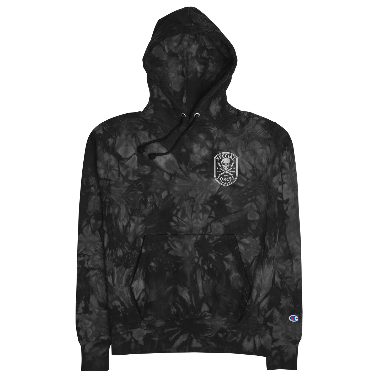 Unisex Champion tie-dye hoodie-Special Forces