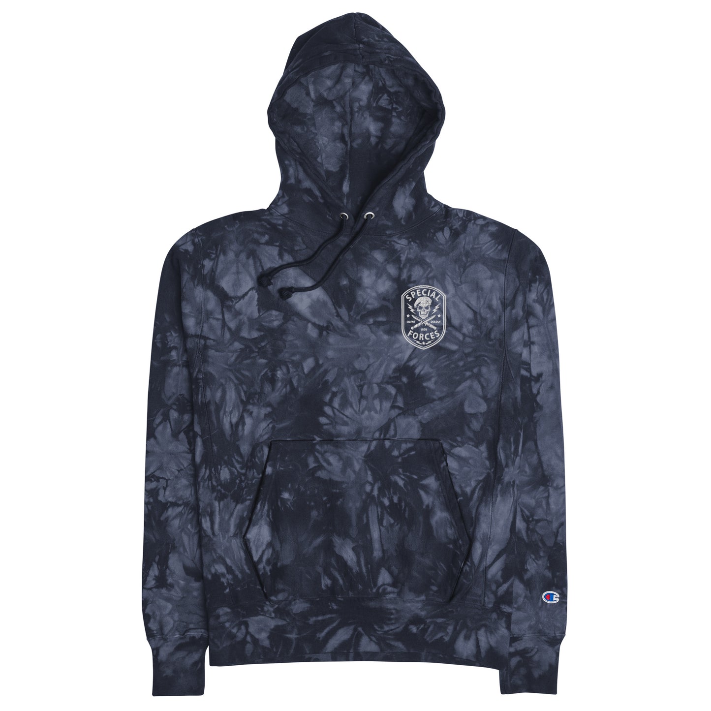 Unisex Champion tie-dye hoodie-Special Forces