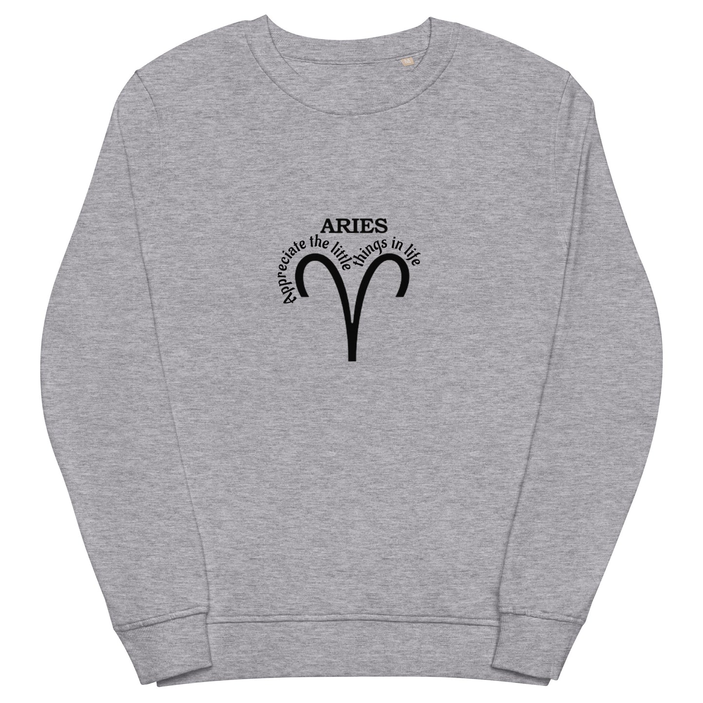 Unisex organic sweatshirt-Aries