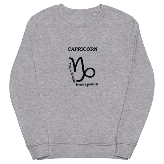 Unisex organic sweatshirt-Capricorn