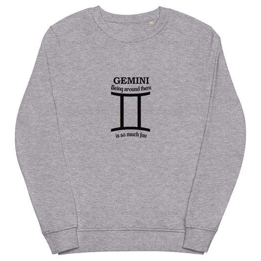 Unisex organic sweatshirt-Gemini