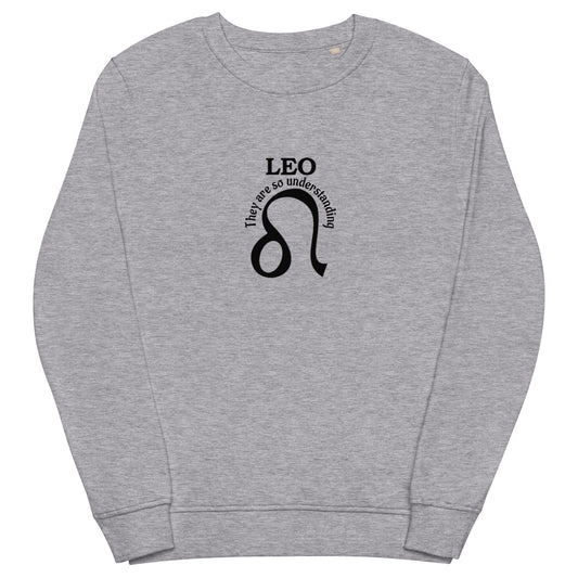 Unisex organic sweatshirt-Leo