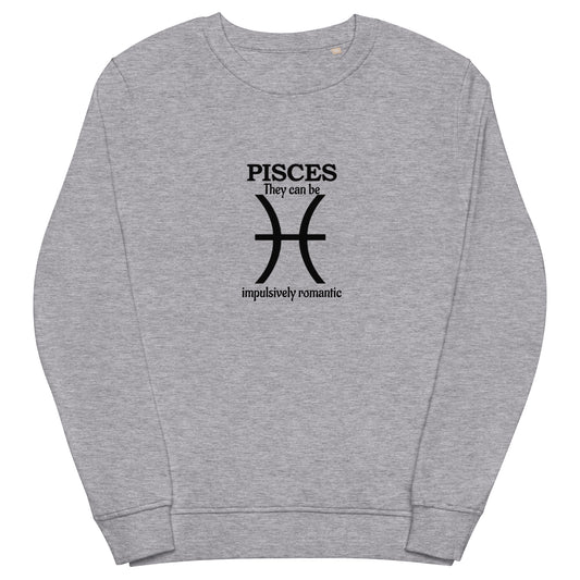 Unisex organic sweatshirt-Pisces