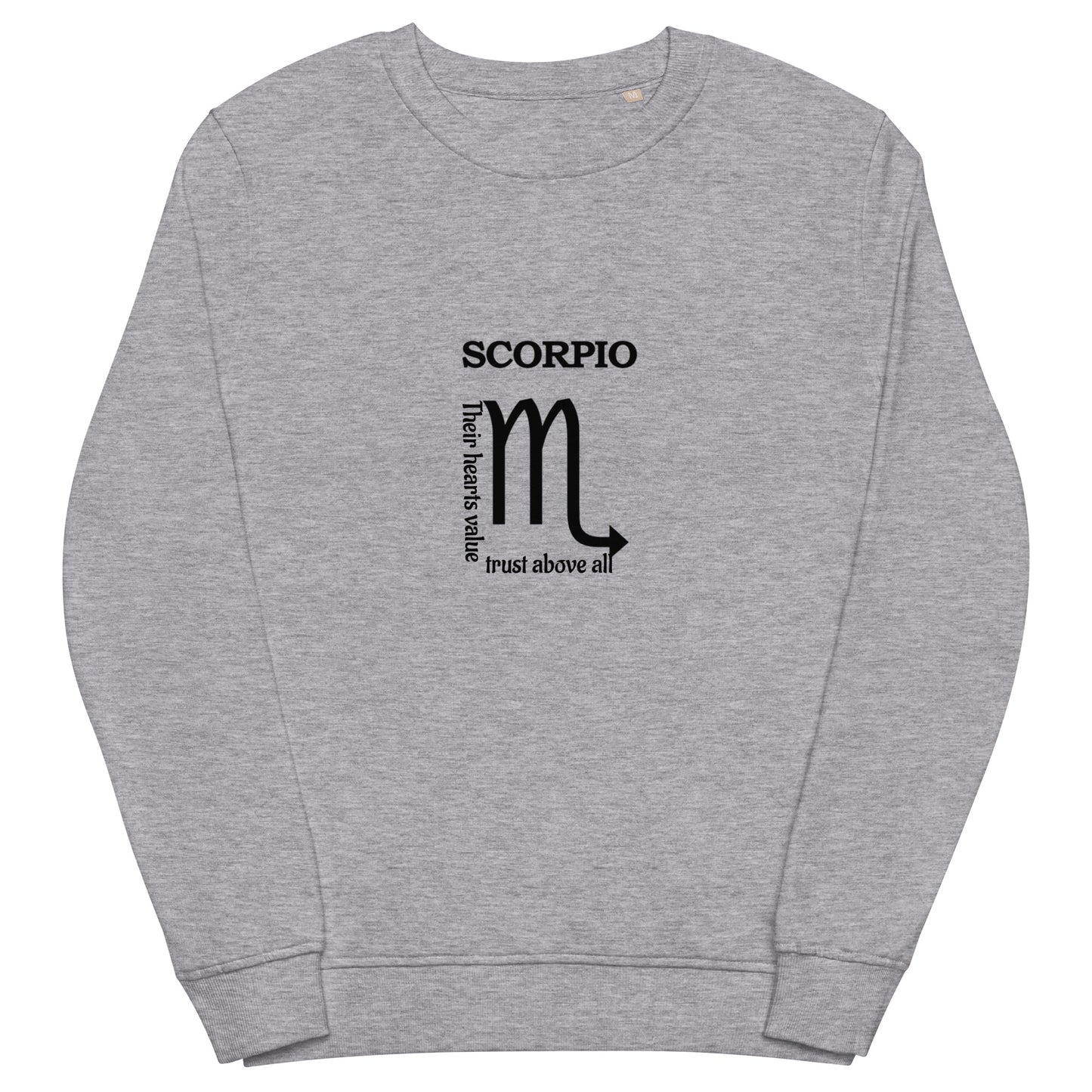 Unisex organic sweatshirt-Scorpio