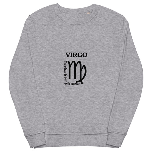 Unisex organic sweatshirt-Virgo