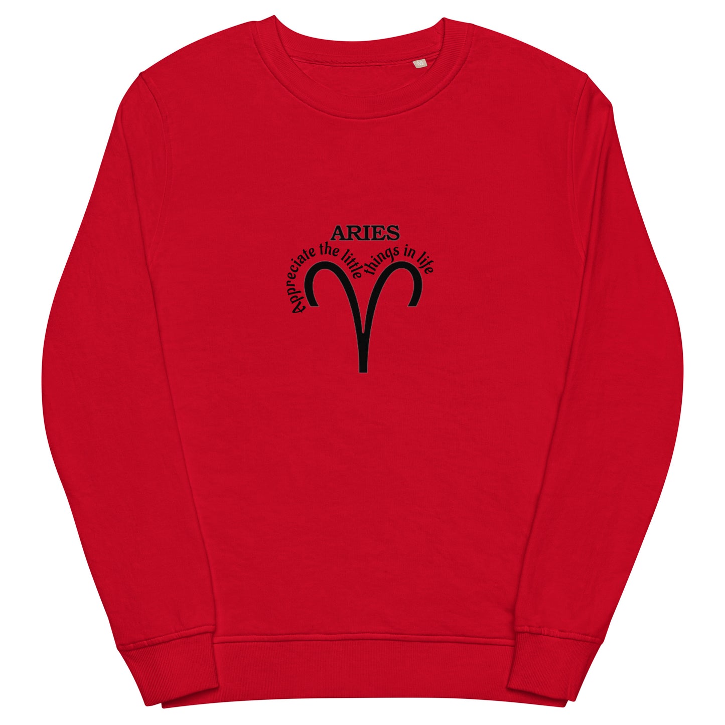 Unisex organic sweatshirt-Aries