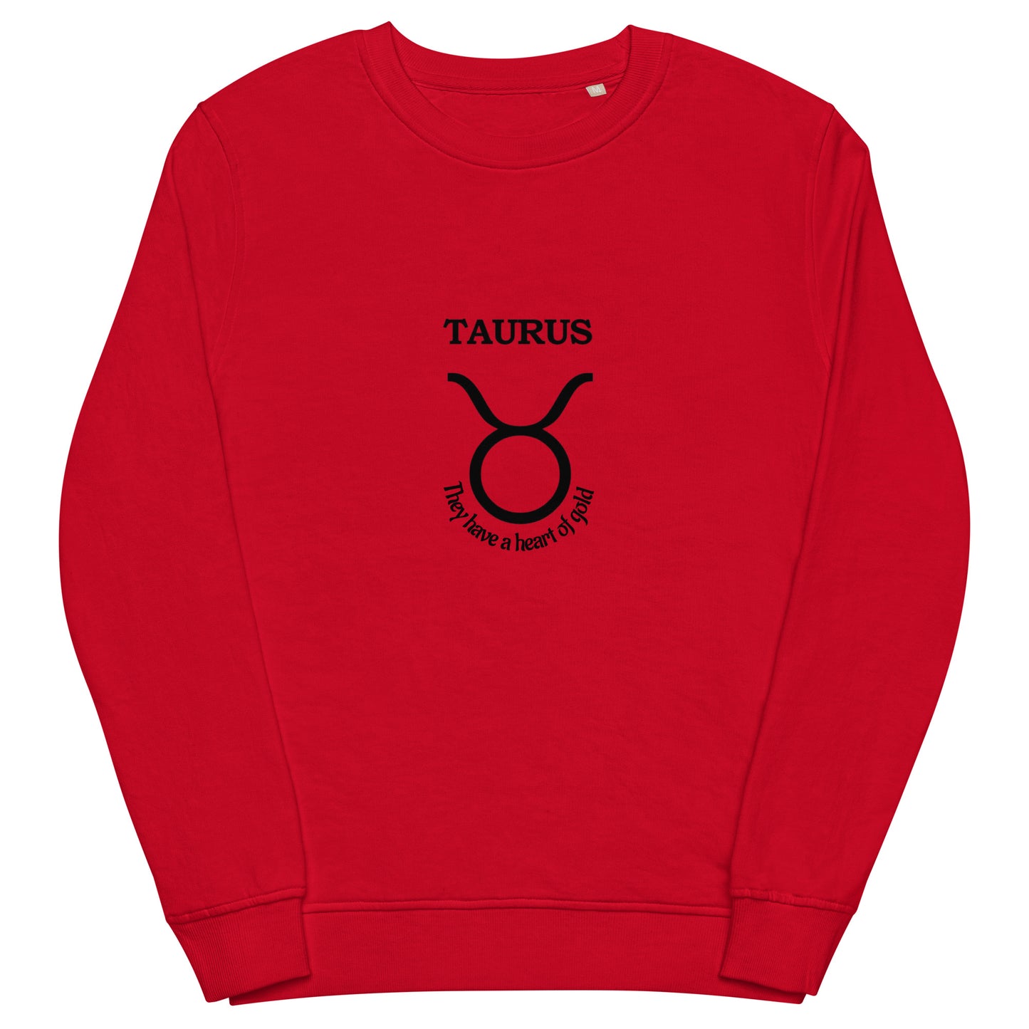 Unisex organic sweatshirt-Taurus