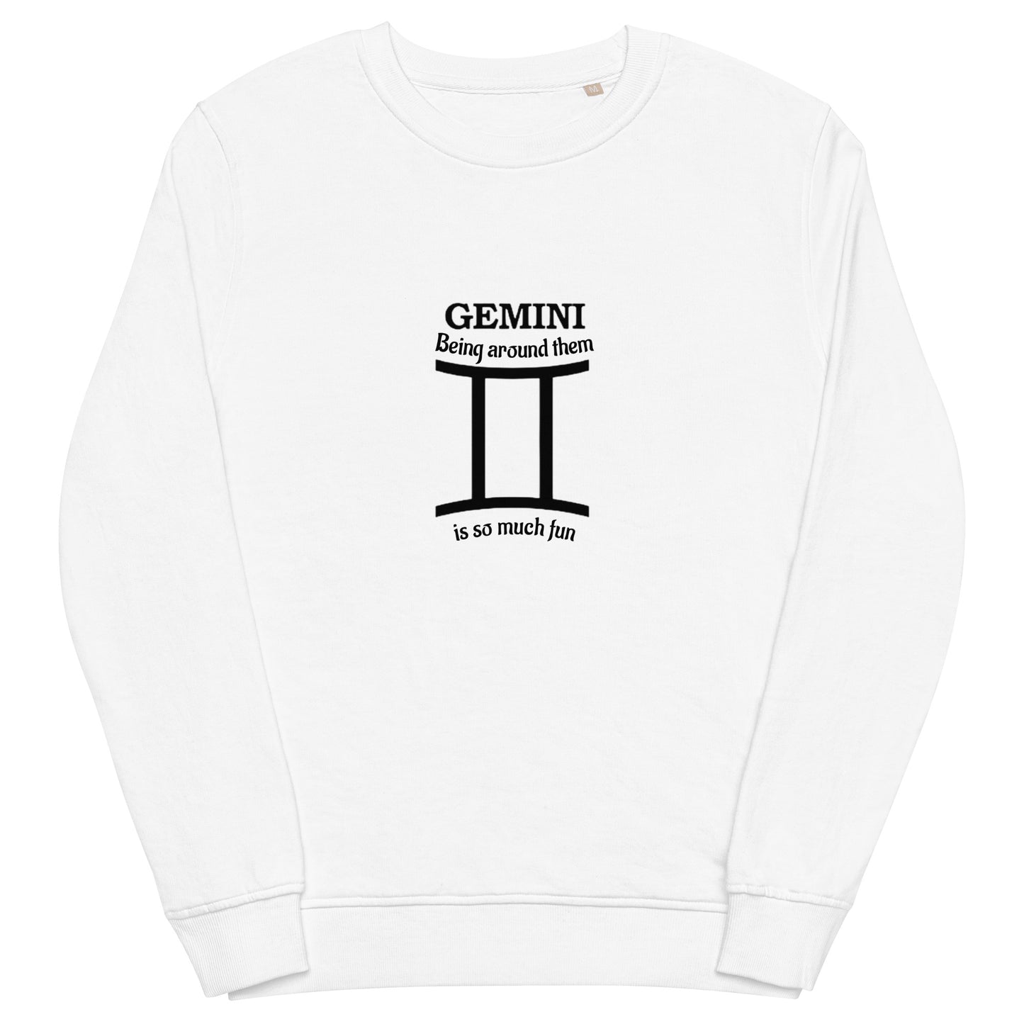 Unisex organic sweatshirt-Gemini