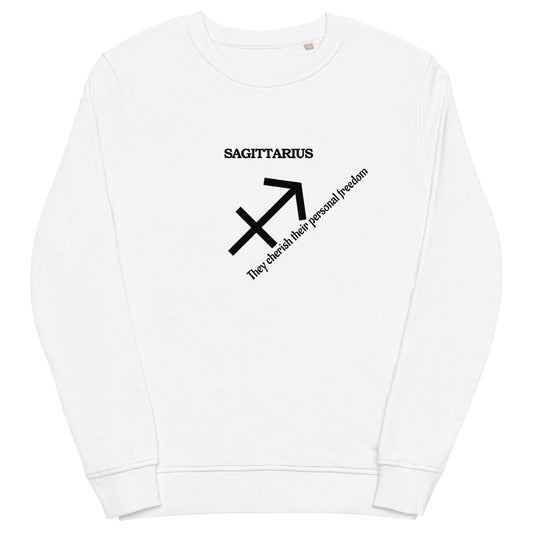 Unisex organic sweatshirt-Sagittarius