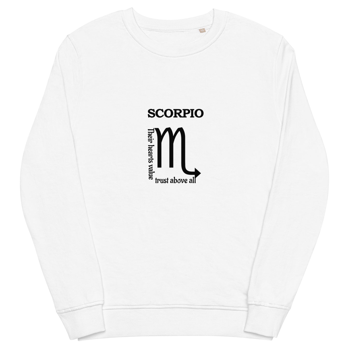 Unisex organic sweatshirt-Scorpio