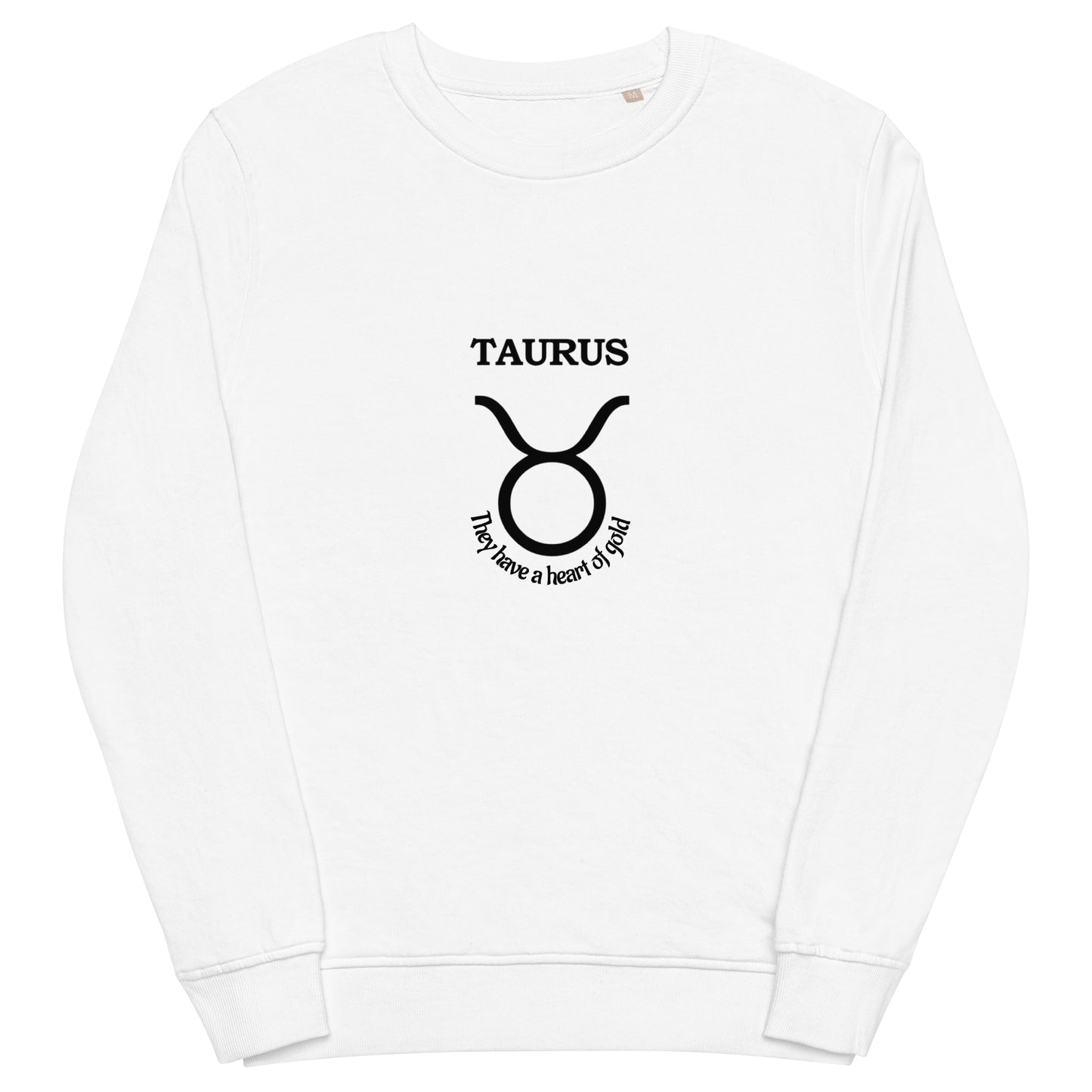 Unisex organic sweatshirt-Taurus