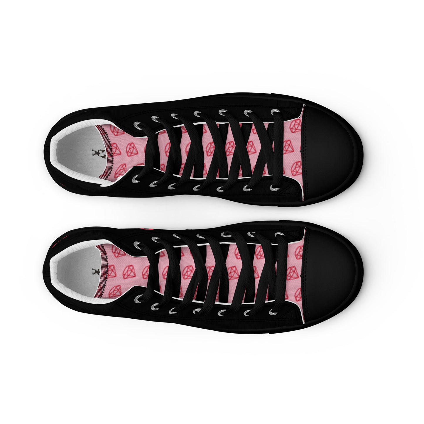 Women’s high top canvas shoes-Girl power