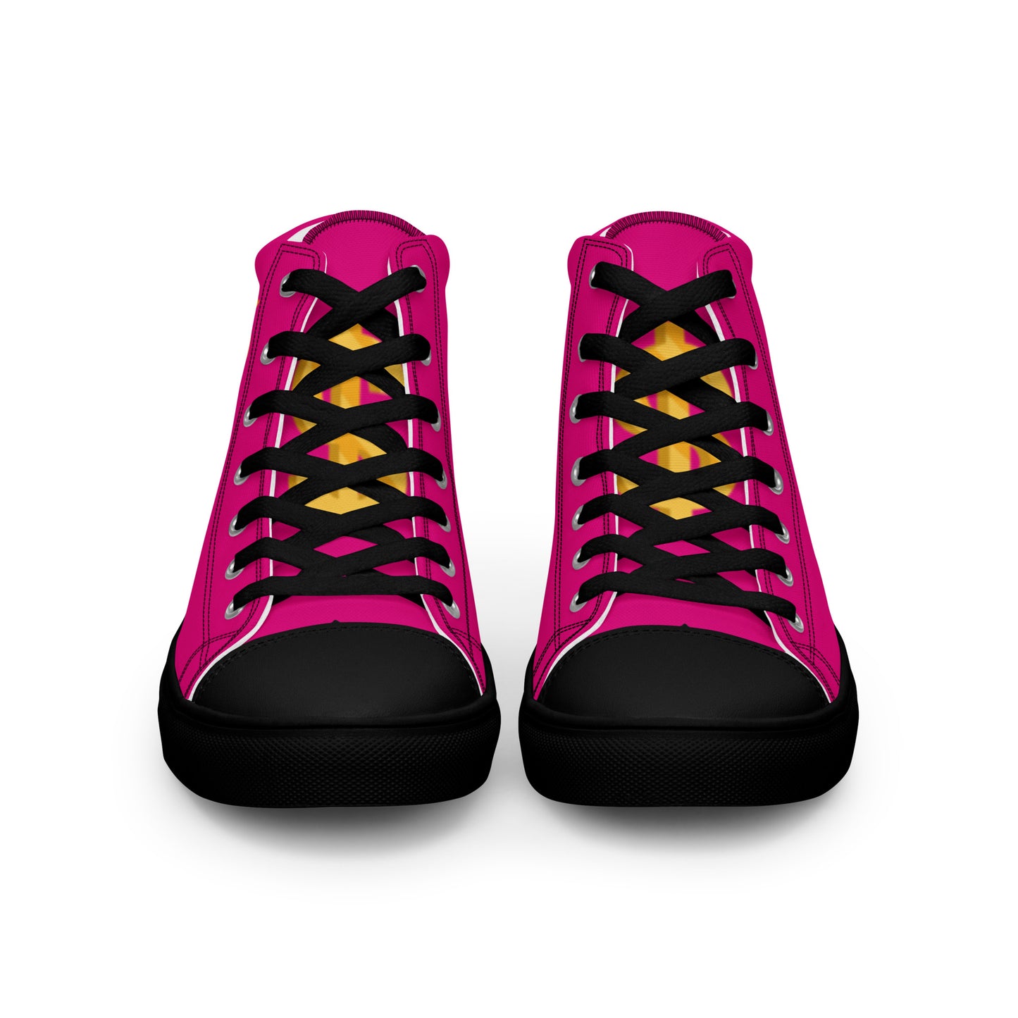 Women’s high top canvas shoes-Medium violet $