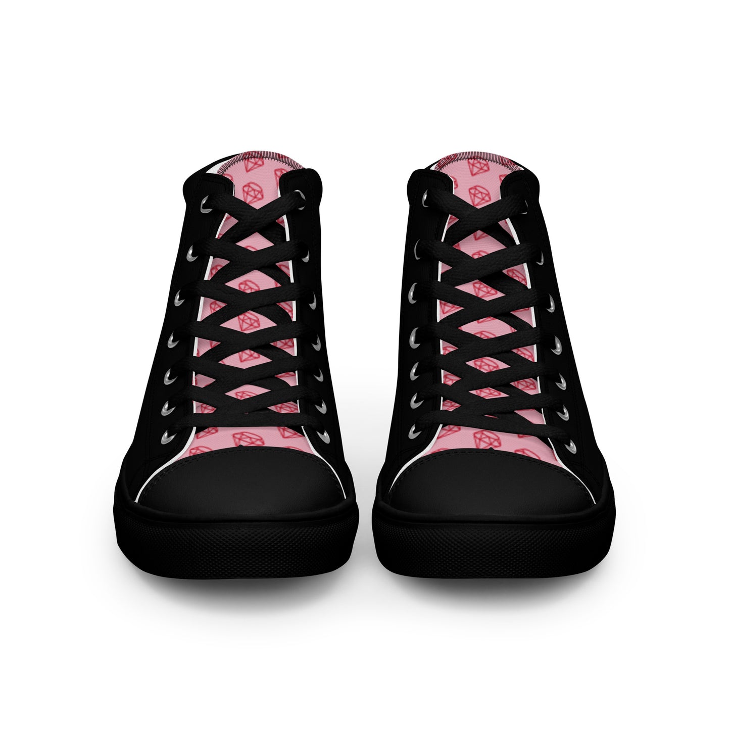 Women’s high top canvas shoes-Girl power