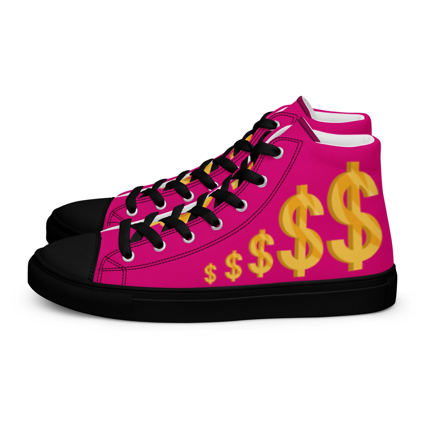 Women’s high top canvas shoes-Medium violet $