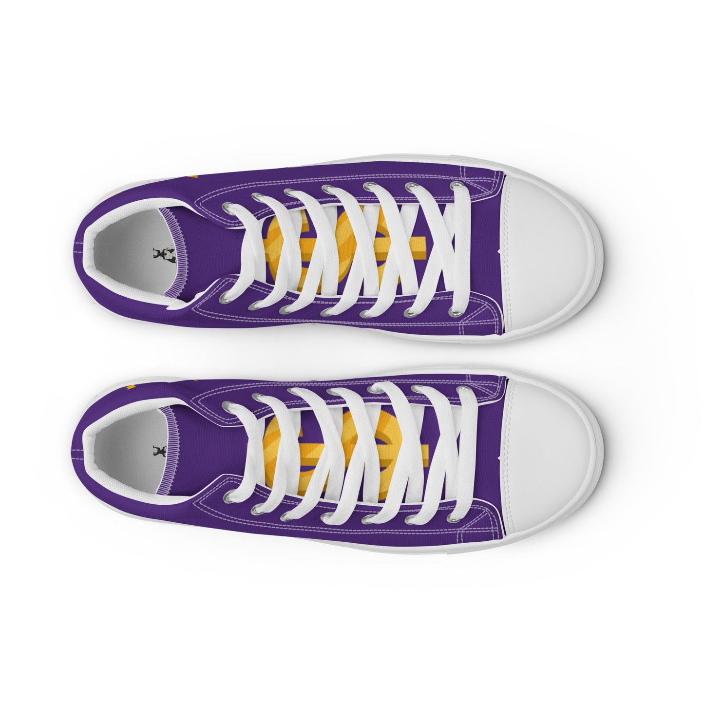 Women’s high top canvas shoes-Purple $