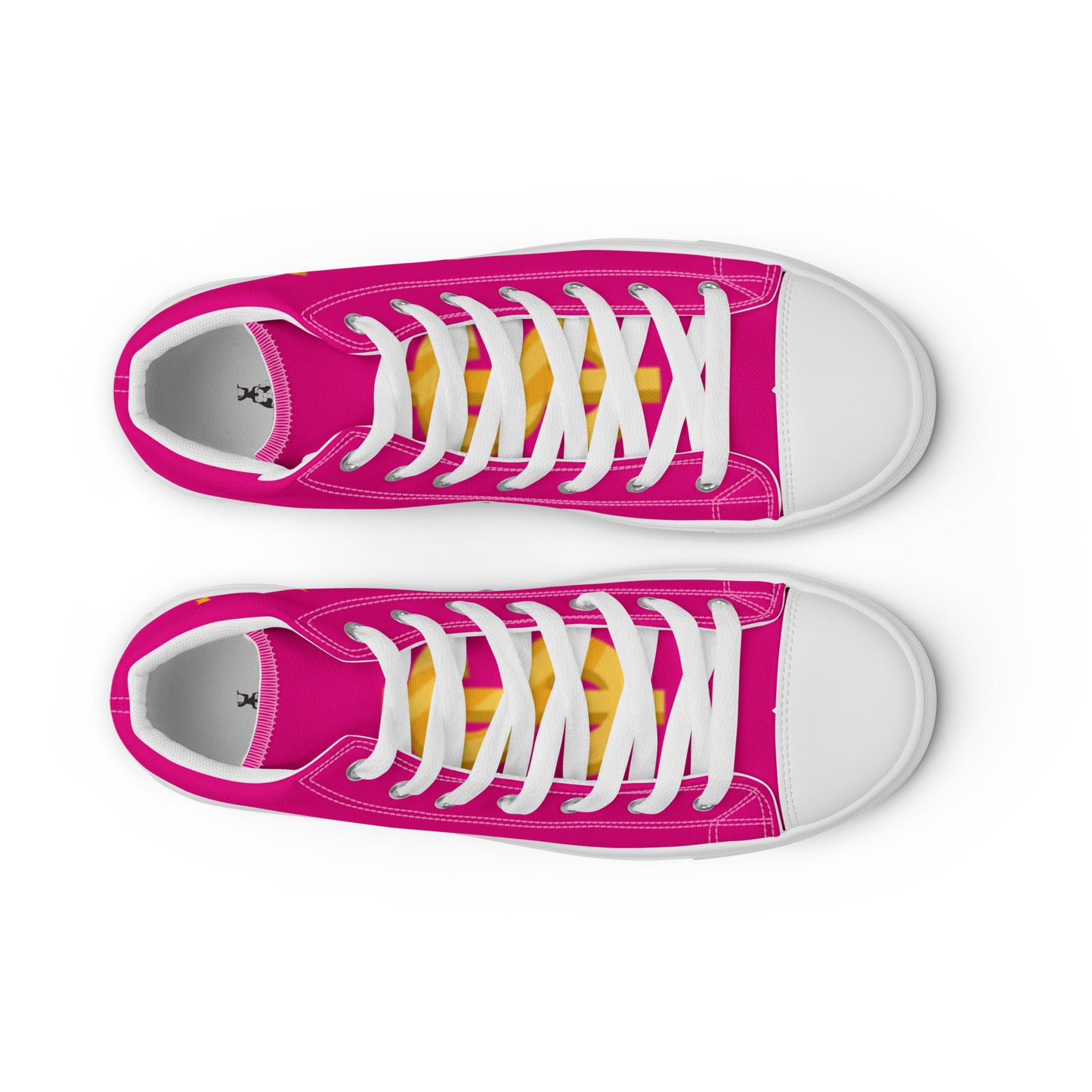 Women’s high top canvas shoes-Medium violet $