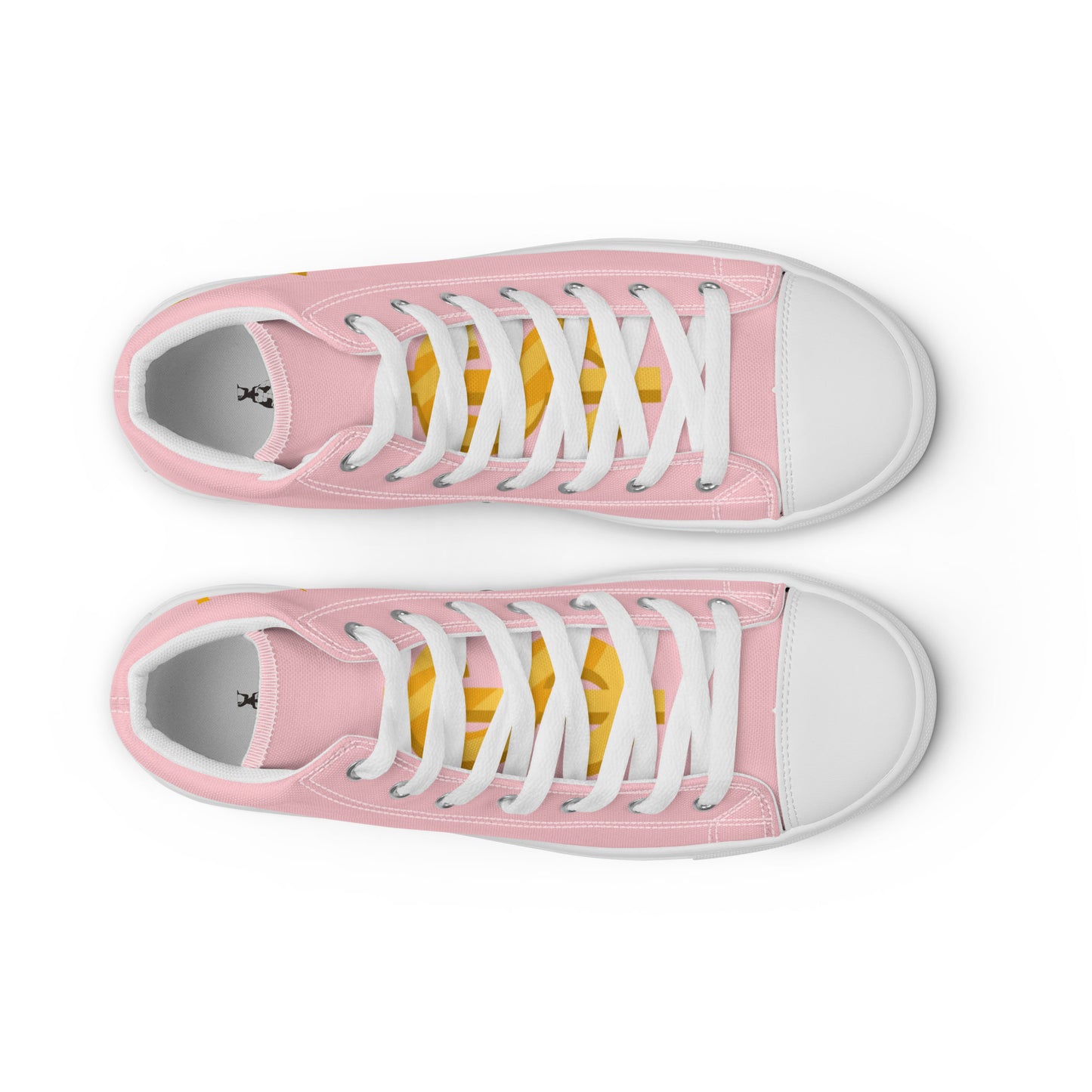 Women’s high top canvas shoes-Pink $