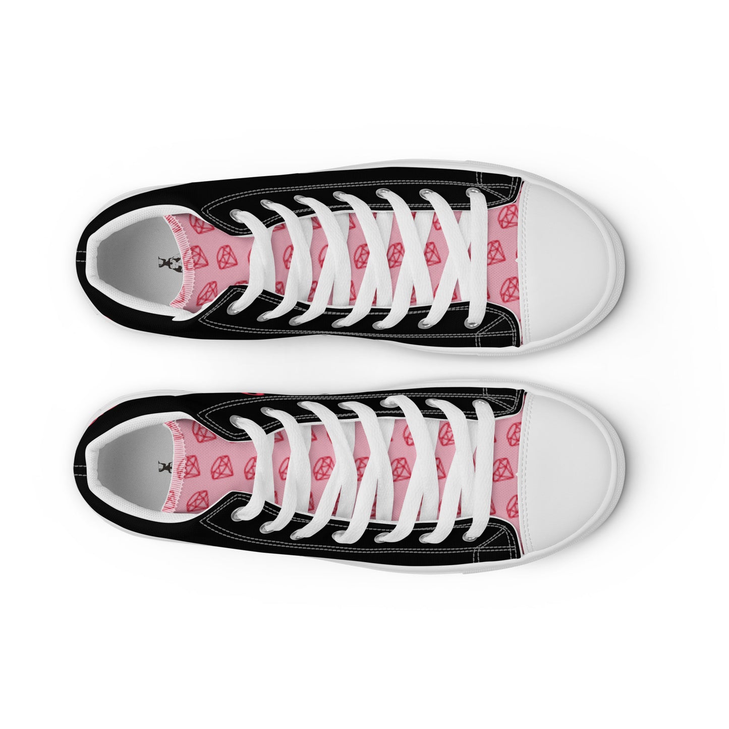 Women’s high top canvas shoes-Girl power