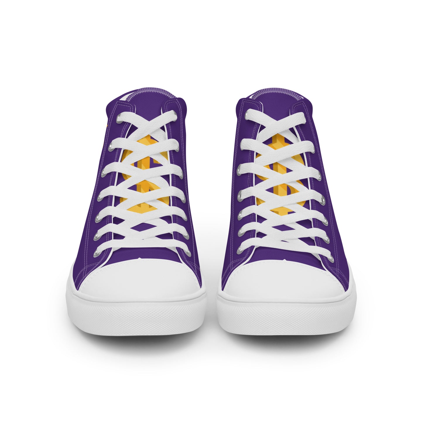 Women’s high top canvas shoes-Purple $