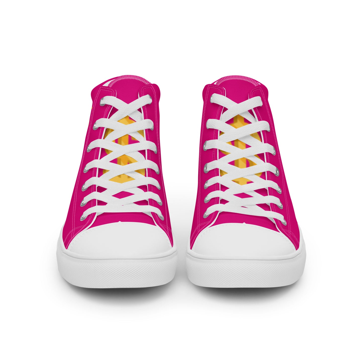 Women’s high top canvas shoes-Medium violet $