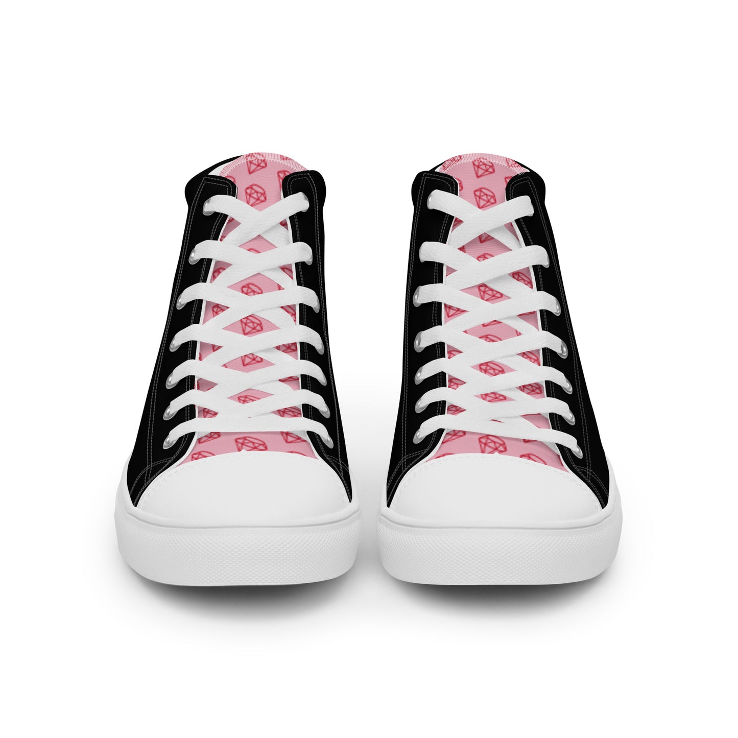 Women’s high top canvas shoes-Girl power